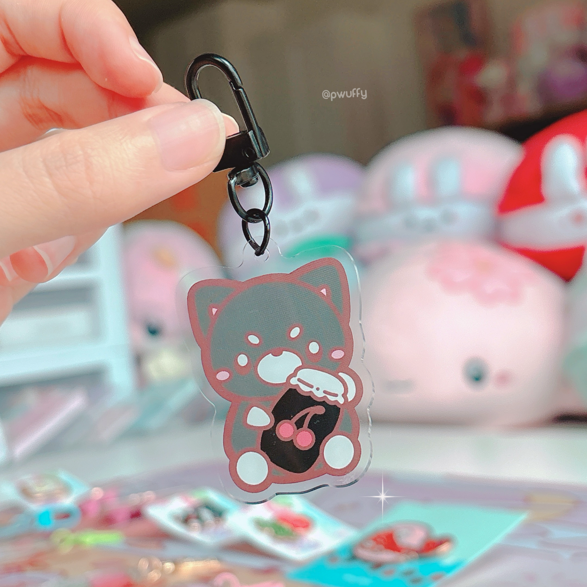 Sherry the Shiba Acrylic Keychain