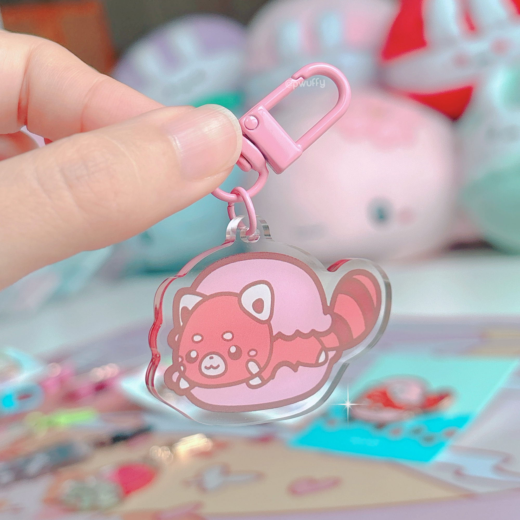 Maccoon Acrylic Keychain