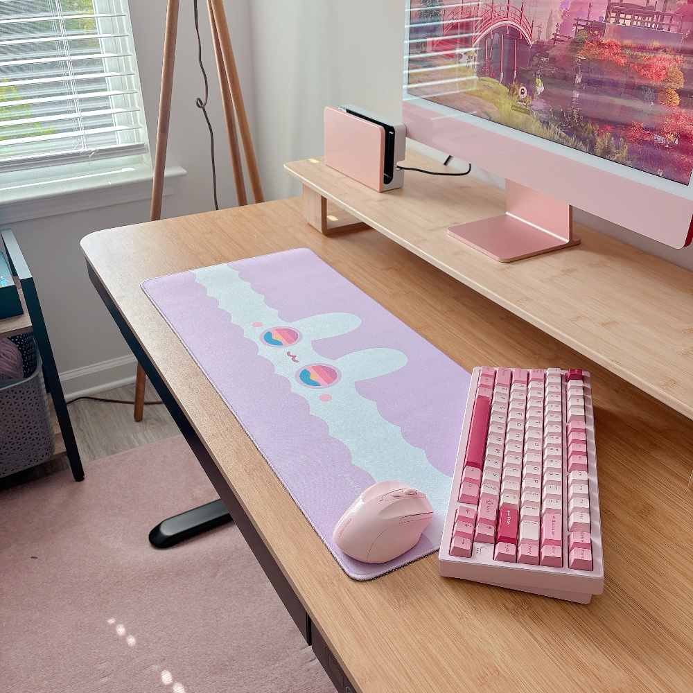 Lilac Sunset Macabun Desk Mat