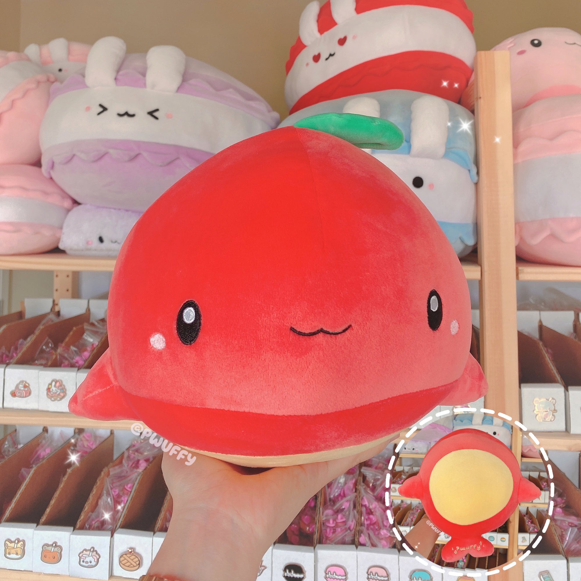Apple Whale Plush