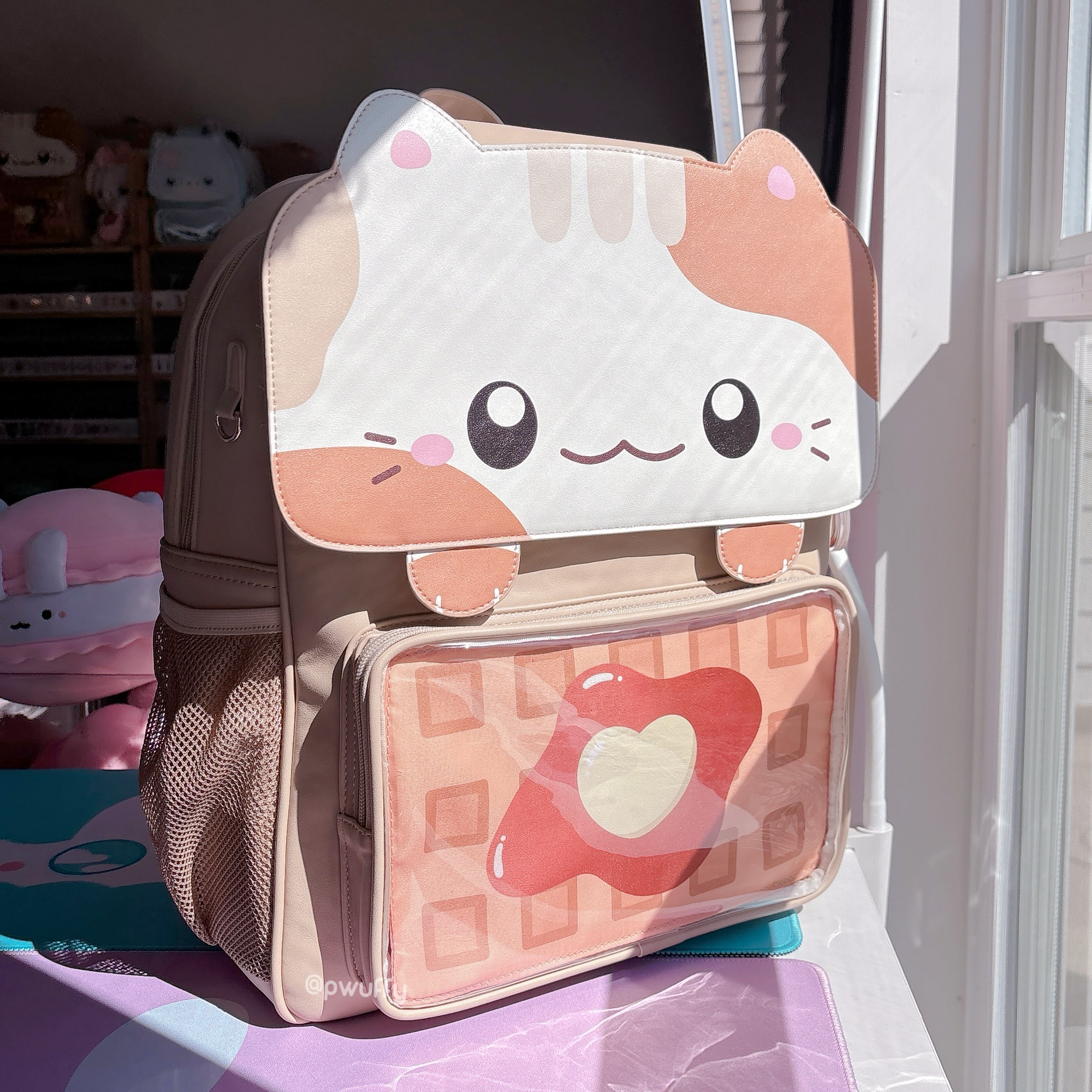 PREORDER Waffles Cat Giant Ita Backpack