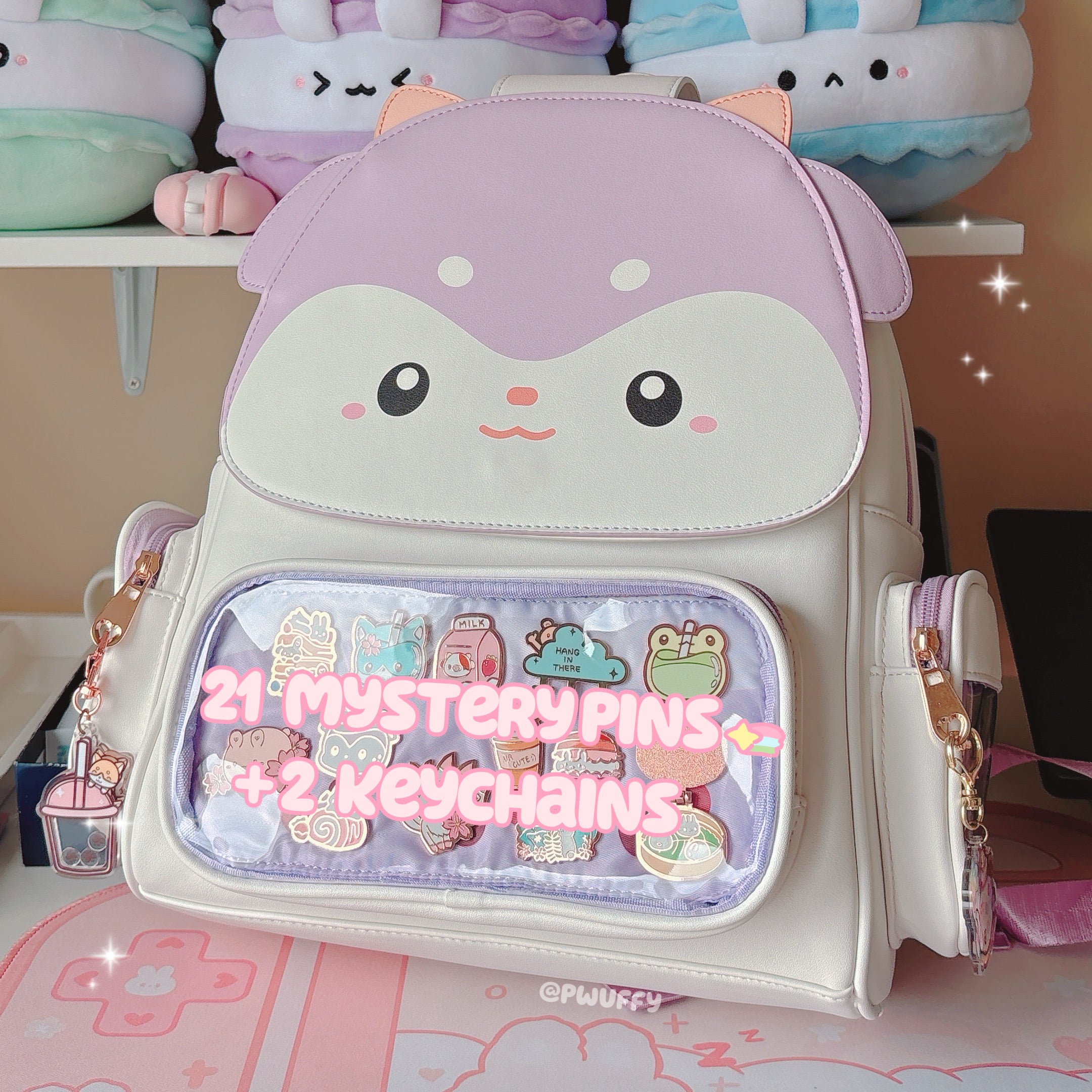 akuma press mini ita backpack MILLEVIBE with Pin Display Insert & Cute Pins The Nightmare Before Christmas Jack Skellington coffin mini bag accessory includes an interior zippered pocket with a removable collectible pin display insert Black Large Capacity Ita Backpack