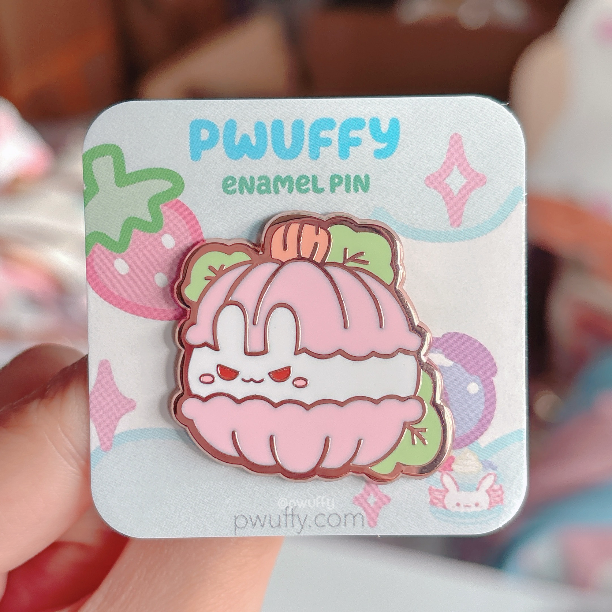 Pumpkin Bunny Enamel Pin