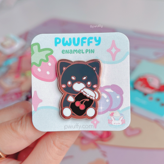 Sherry the Shiba Enamel Pin