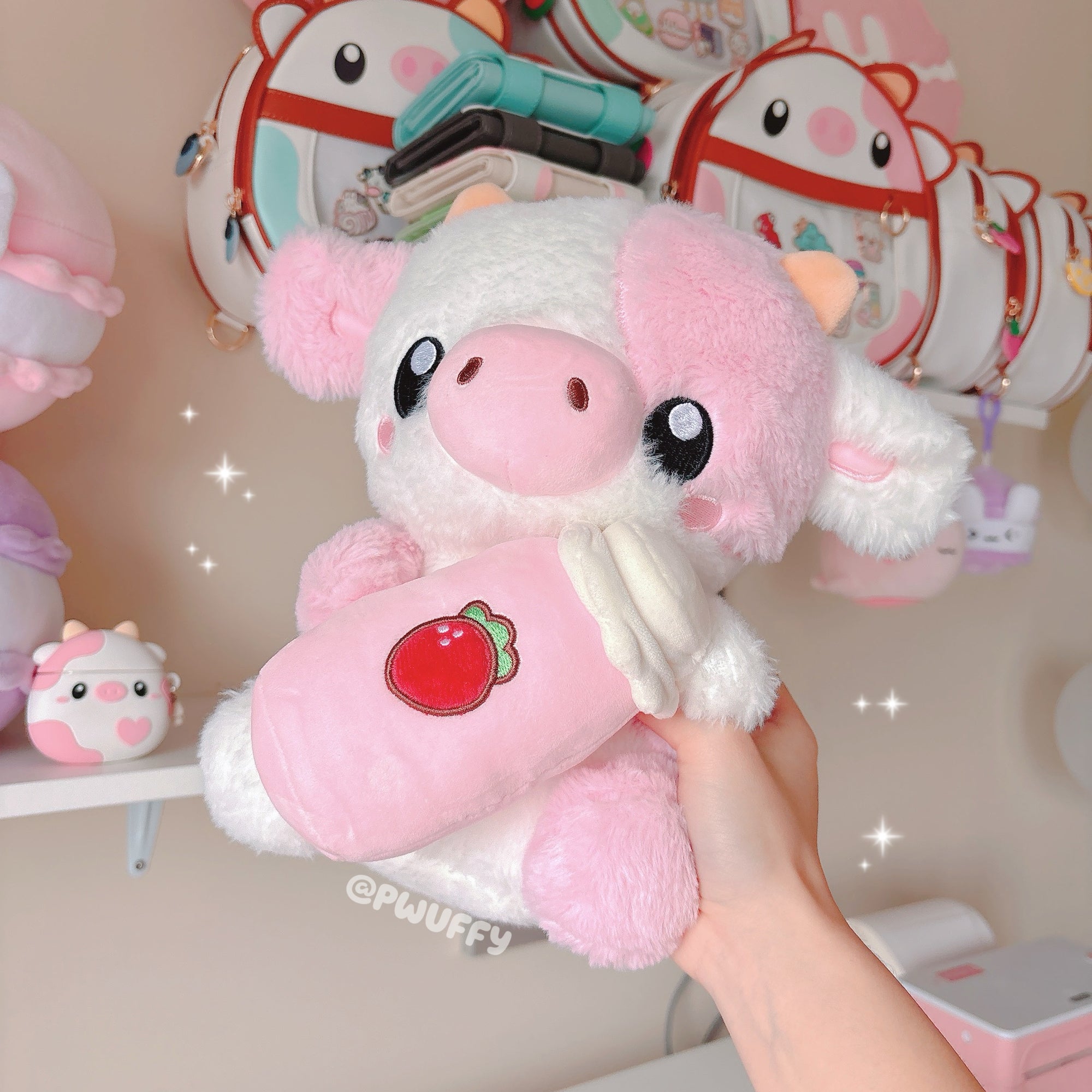 Connie the Strawberry Cow Plush