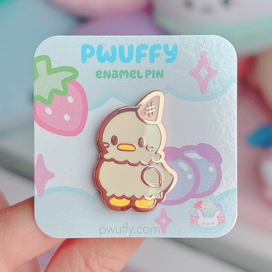 Nilla the Ice Cream Duck Enamel Pin