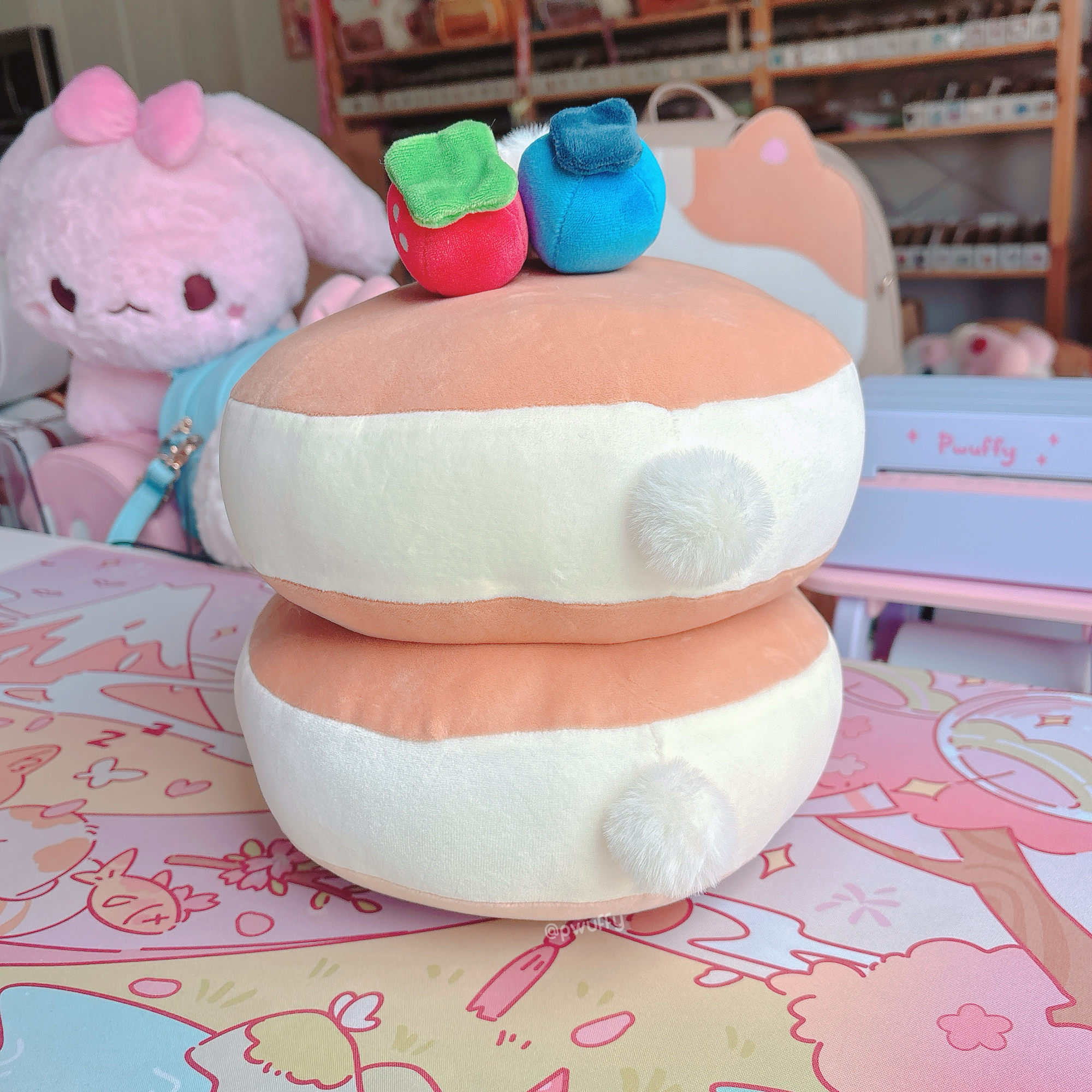 PREORDER Fluffy Bear Pancake Plush