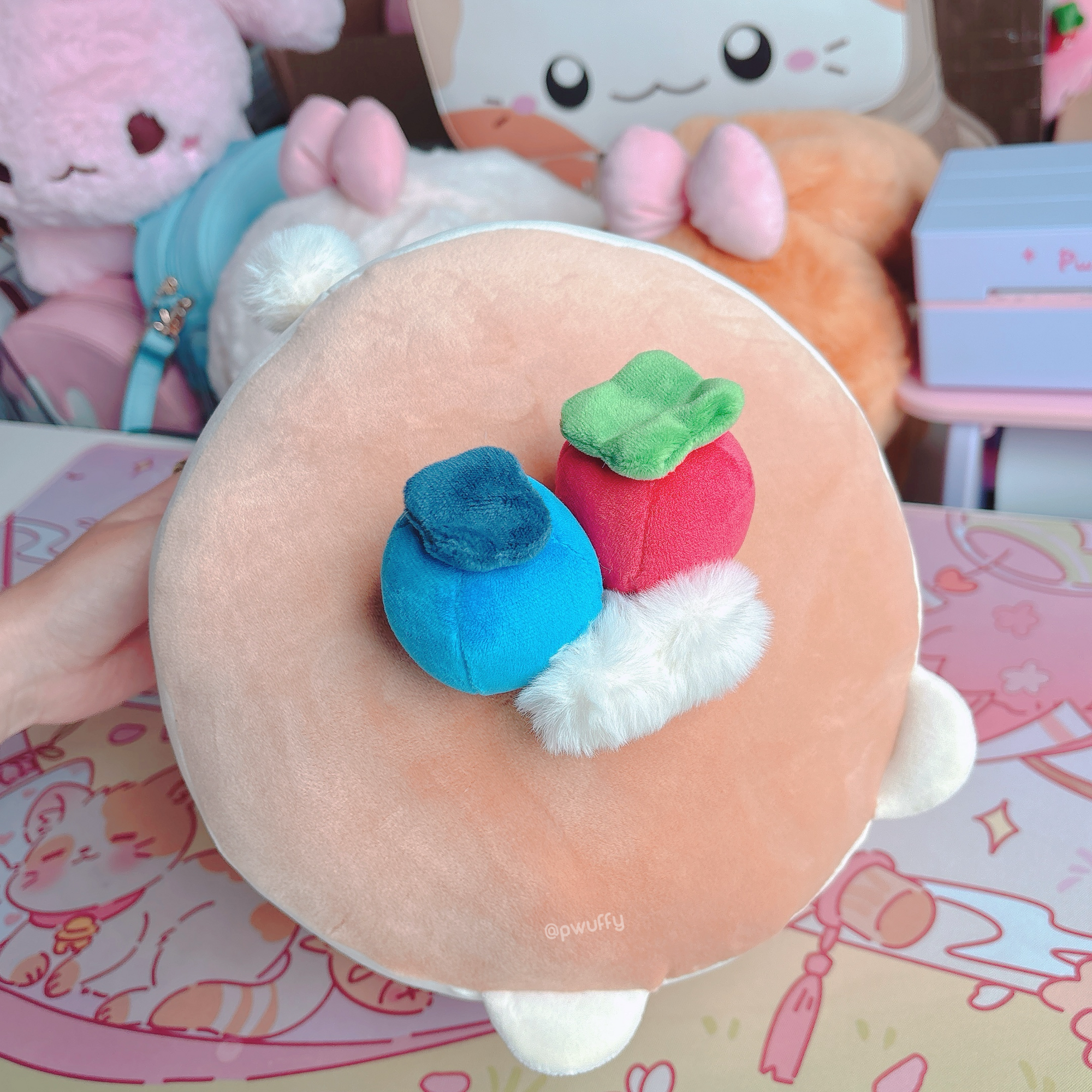 PREORDER Fluffy Bear Pancake Plush