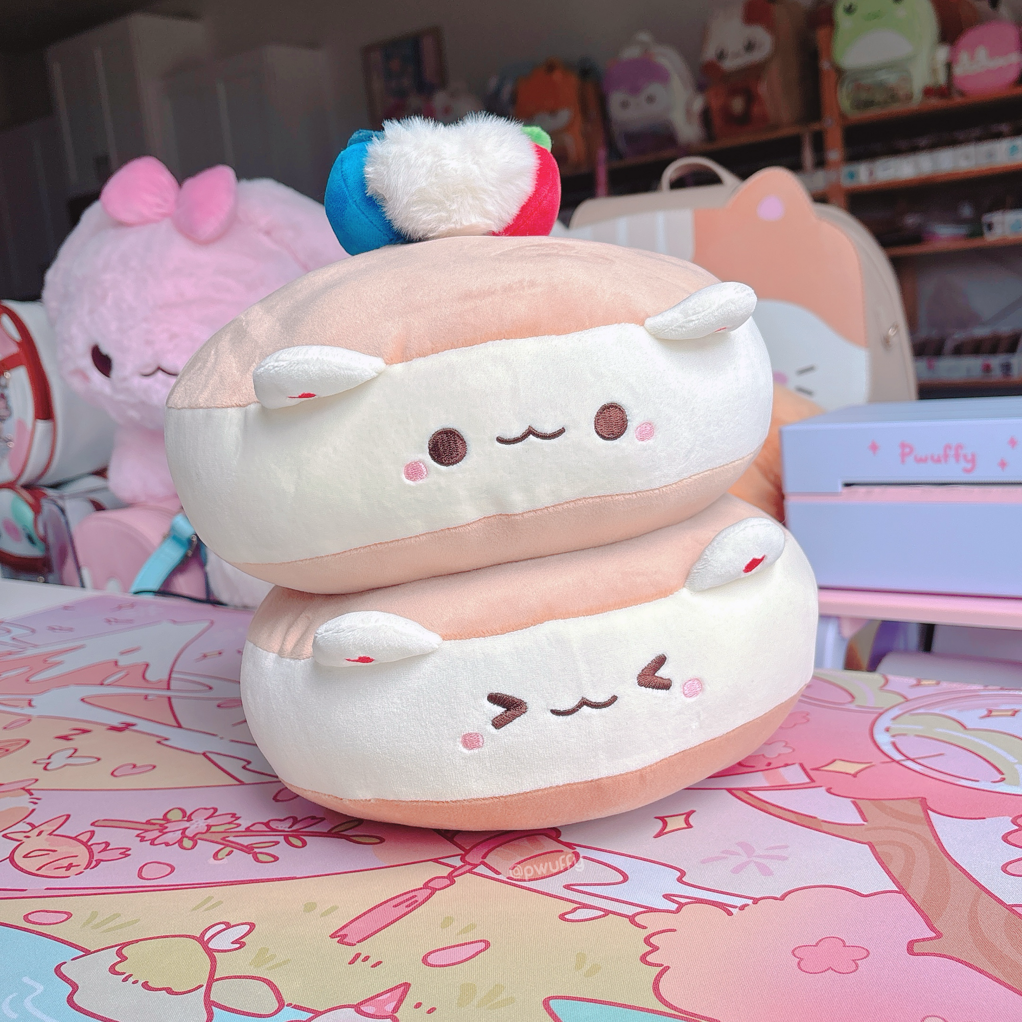 PREORDER Fluffy Bear Pancake Plush
