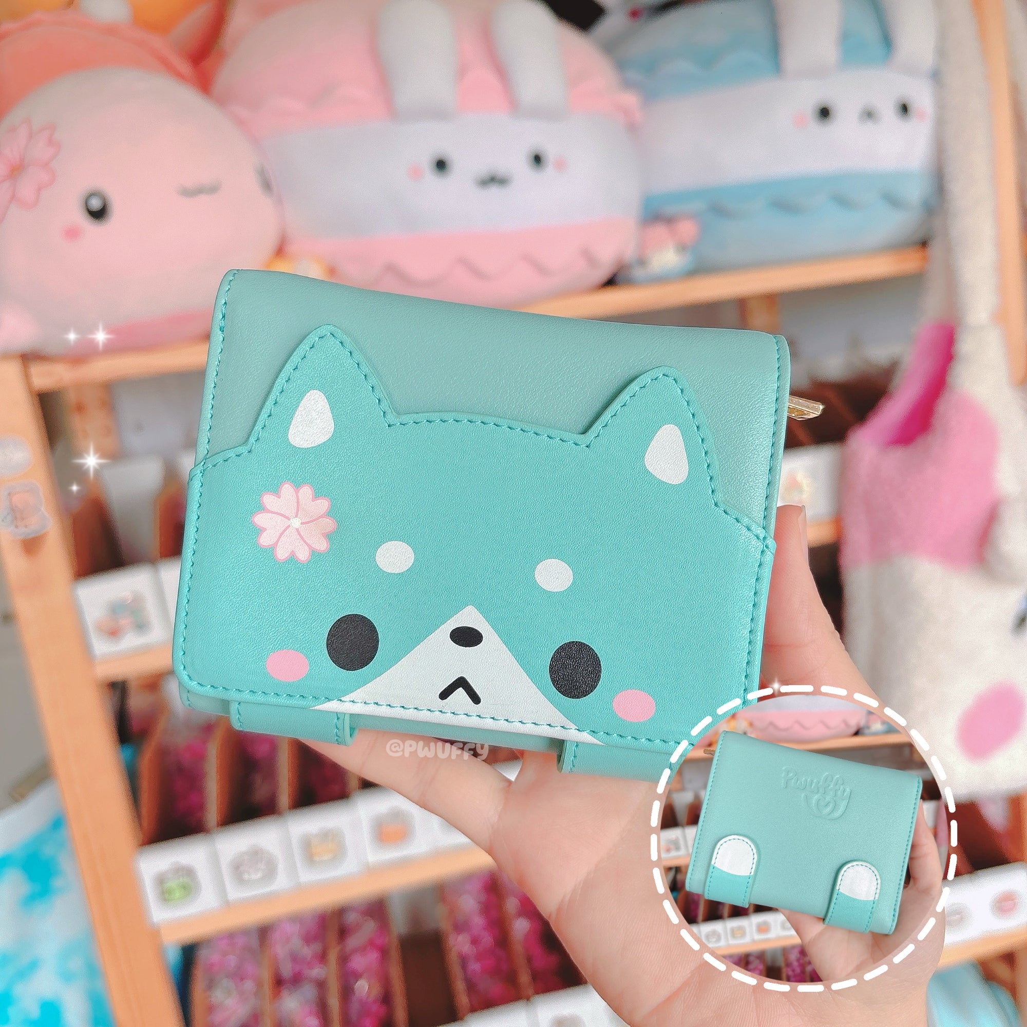 Blueberry Fox Wallet