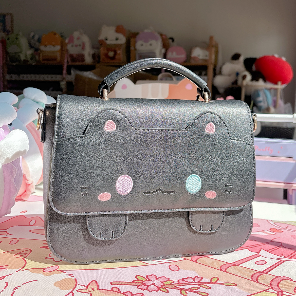 PREORDER Black Cat Convertible Bag