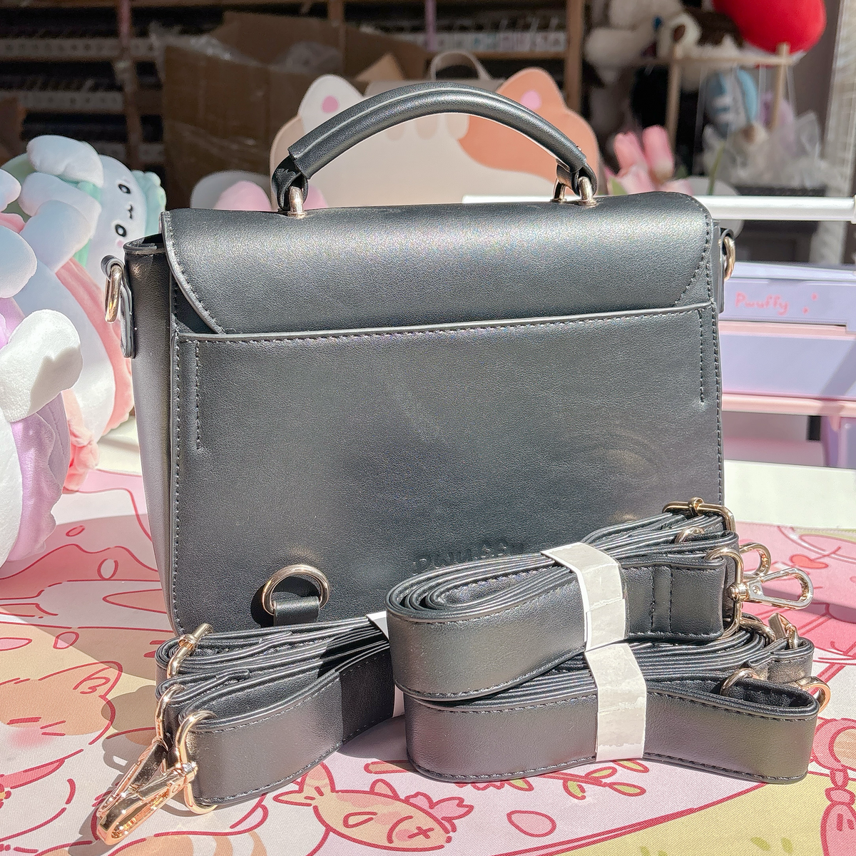 PREORDER Black Cat Convertible Bag