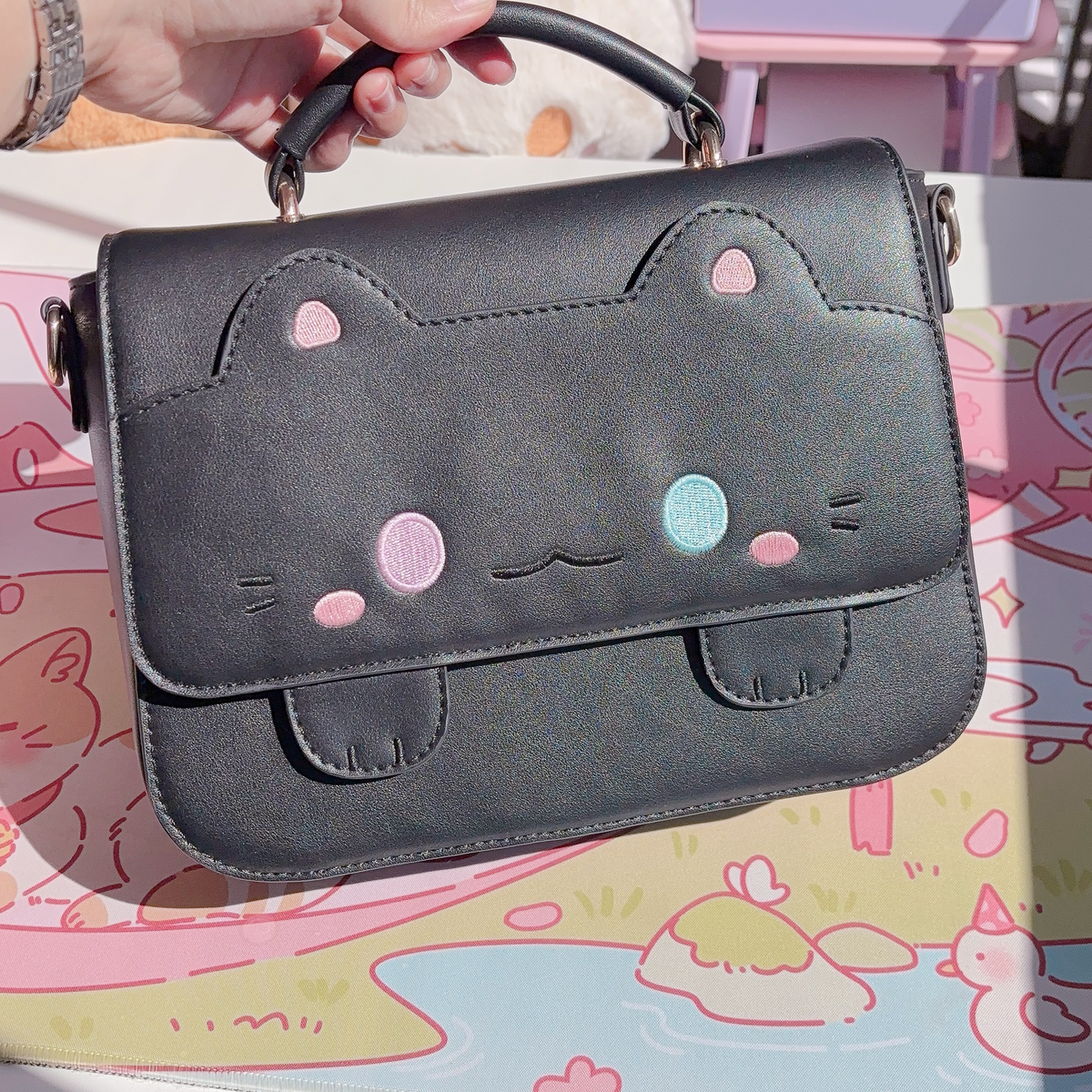 PREORDER Black Cat Convertible Bag