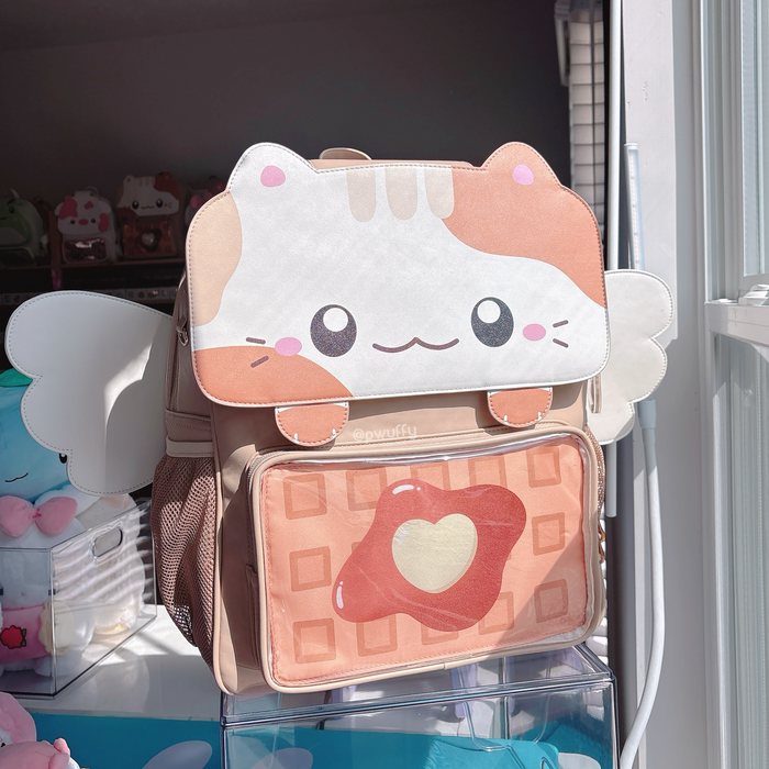 PREORDER Waffles Cat Giant Ita Backpack