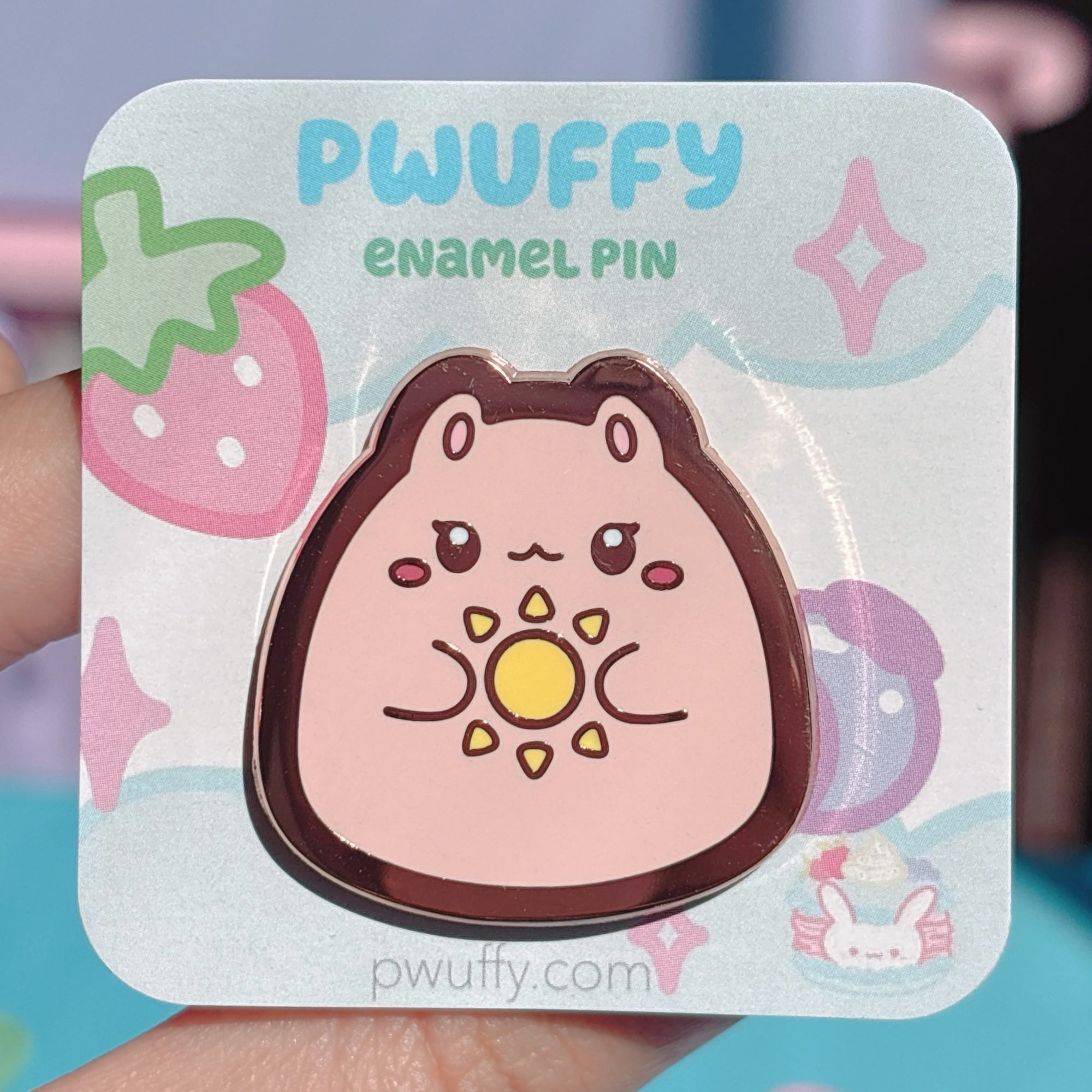 Vitamin D Gummy Enamel Pin