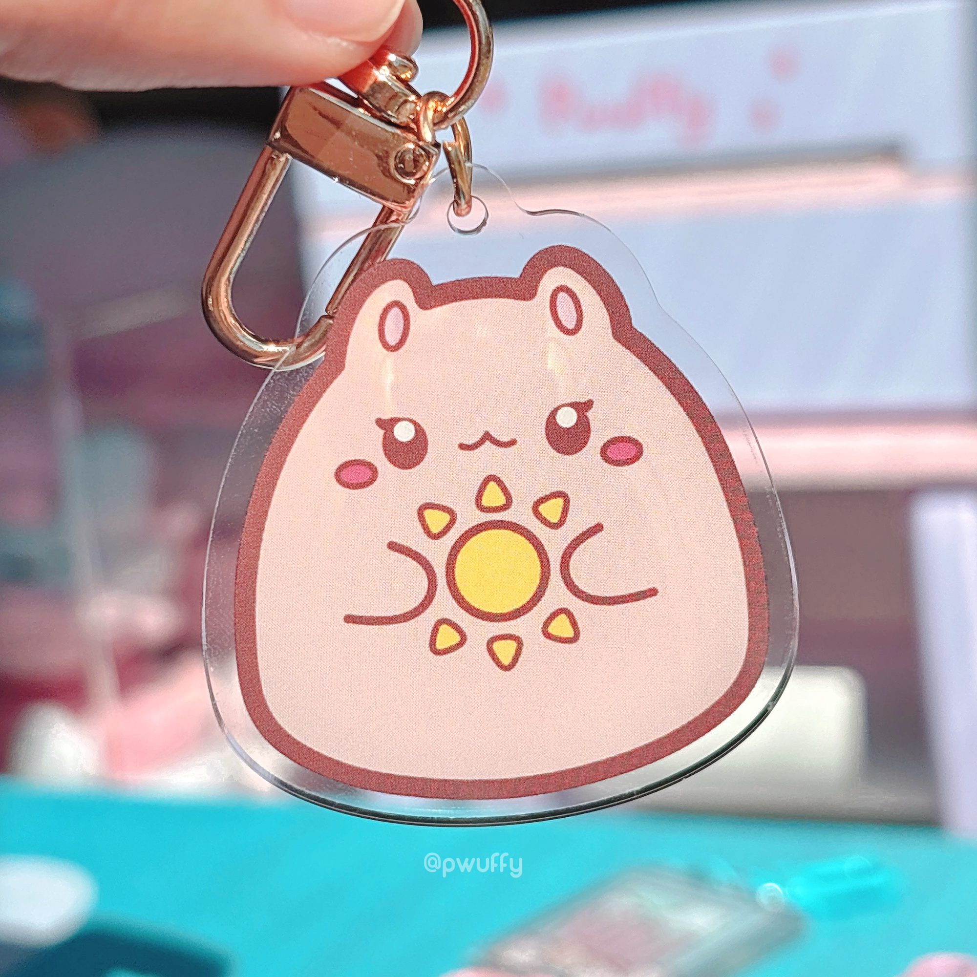 Vitamin D Gummy Acrylic Keychain