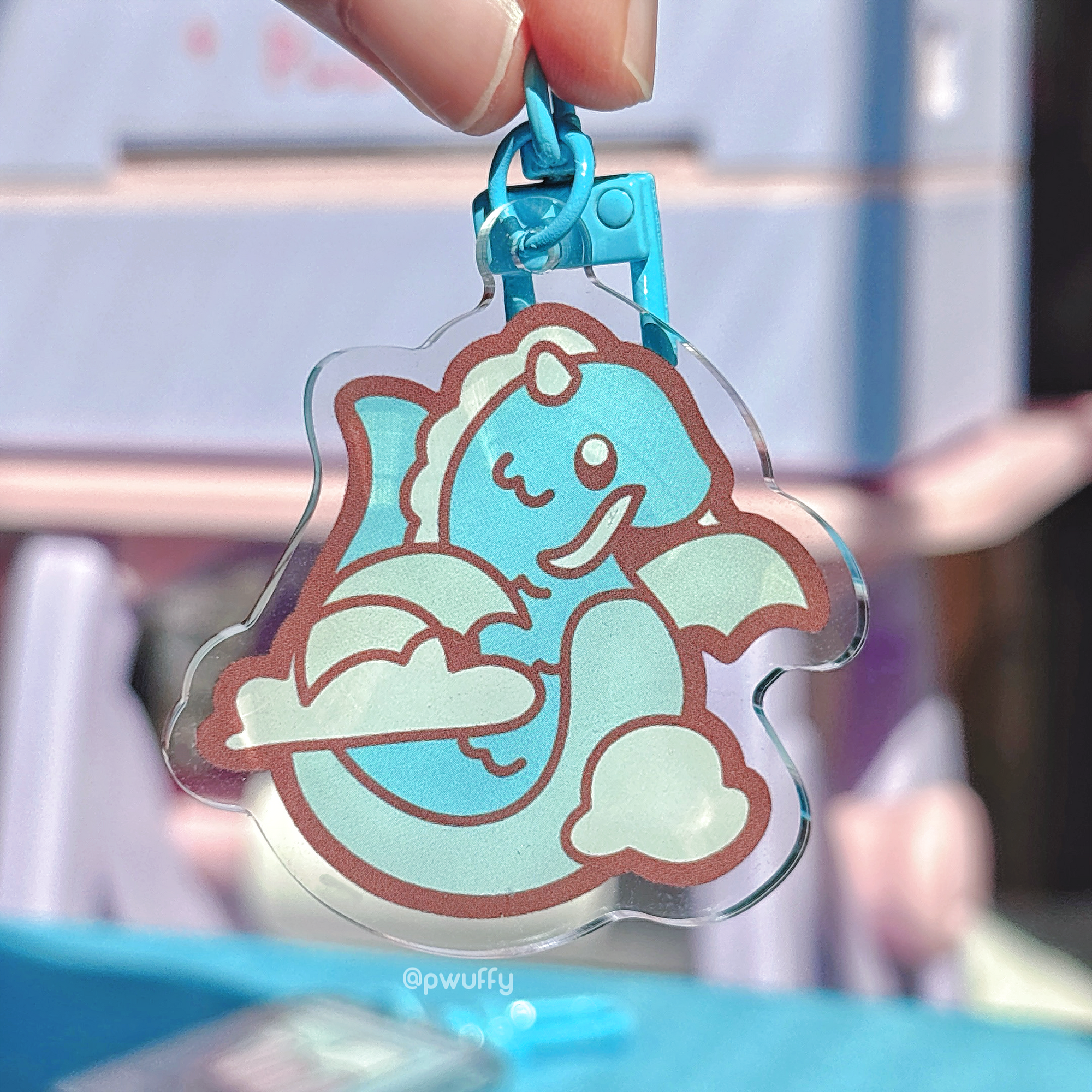 Cloud Dragon Acrylic Keychain