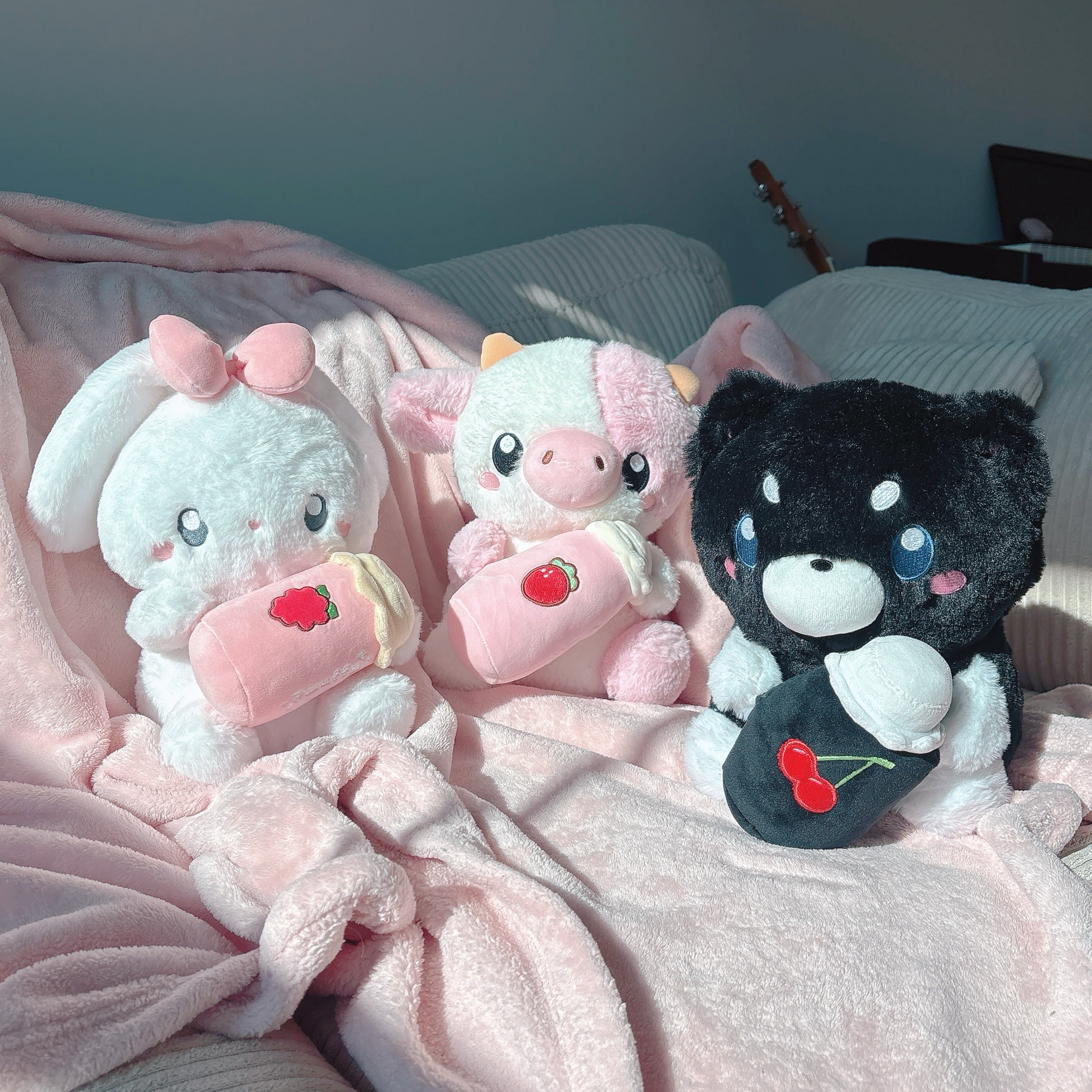 [Set of 3] Pwuffberry Plush Bundle