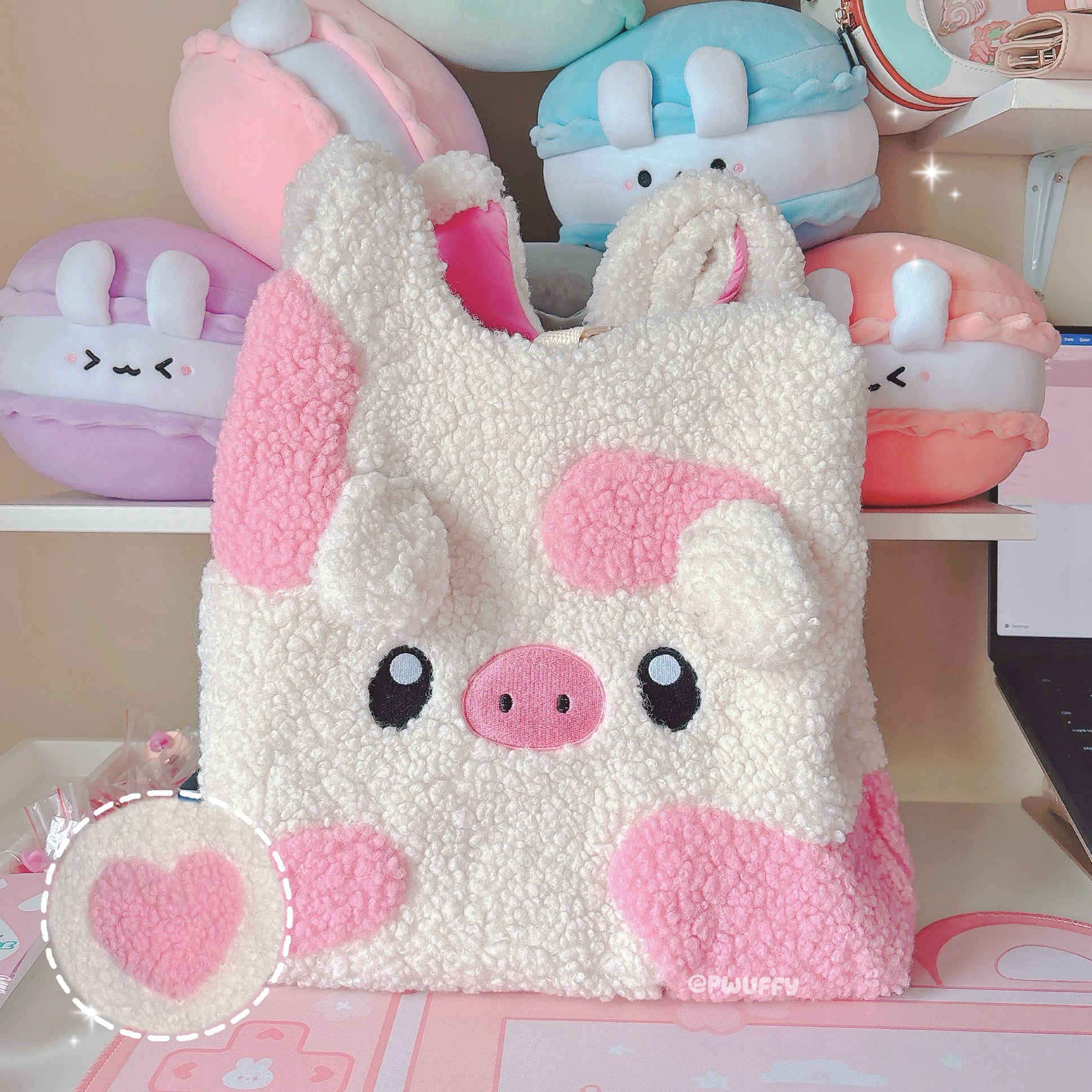 Strawberry Cow Tote Bag