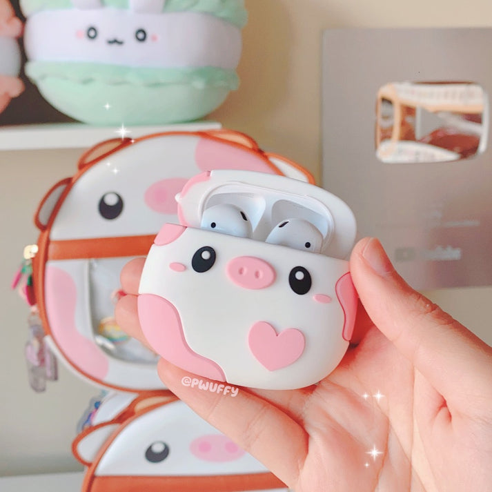 Strawberry Cow AirPods Case – Pwuffy