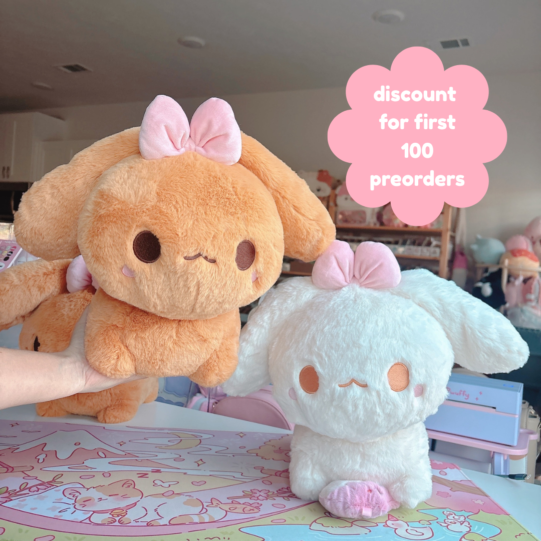 PREORDER Coffee & Cream Bunny Plushies