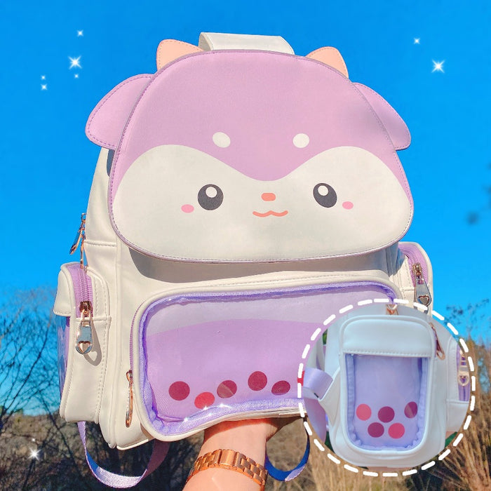 Premium AI Image | a cup of pink and purple ice cream with a straw in it Premium AI Image | a cup of pink and purple ice cream with a straw in it