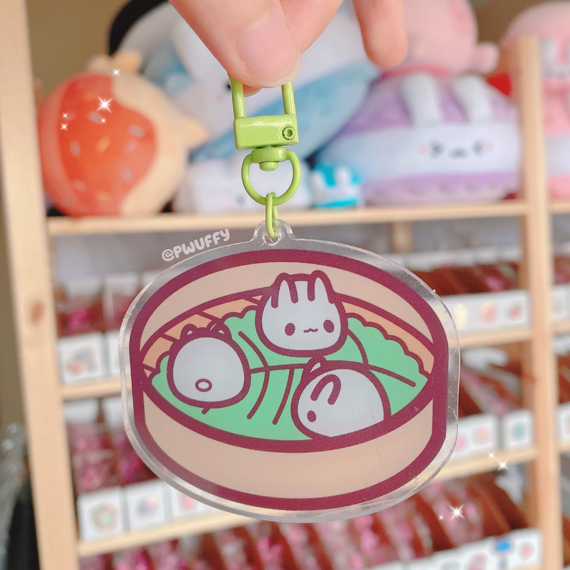 Steamed Buns Acrylic Keychain