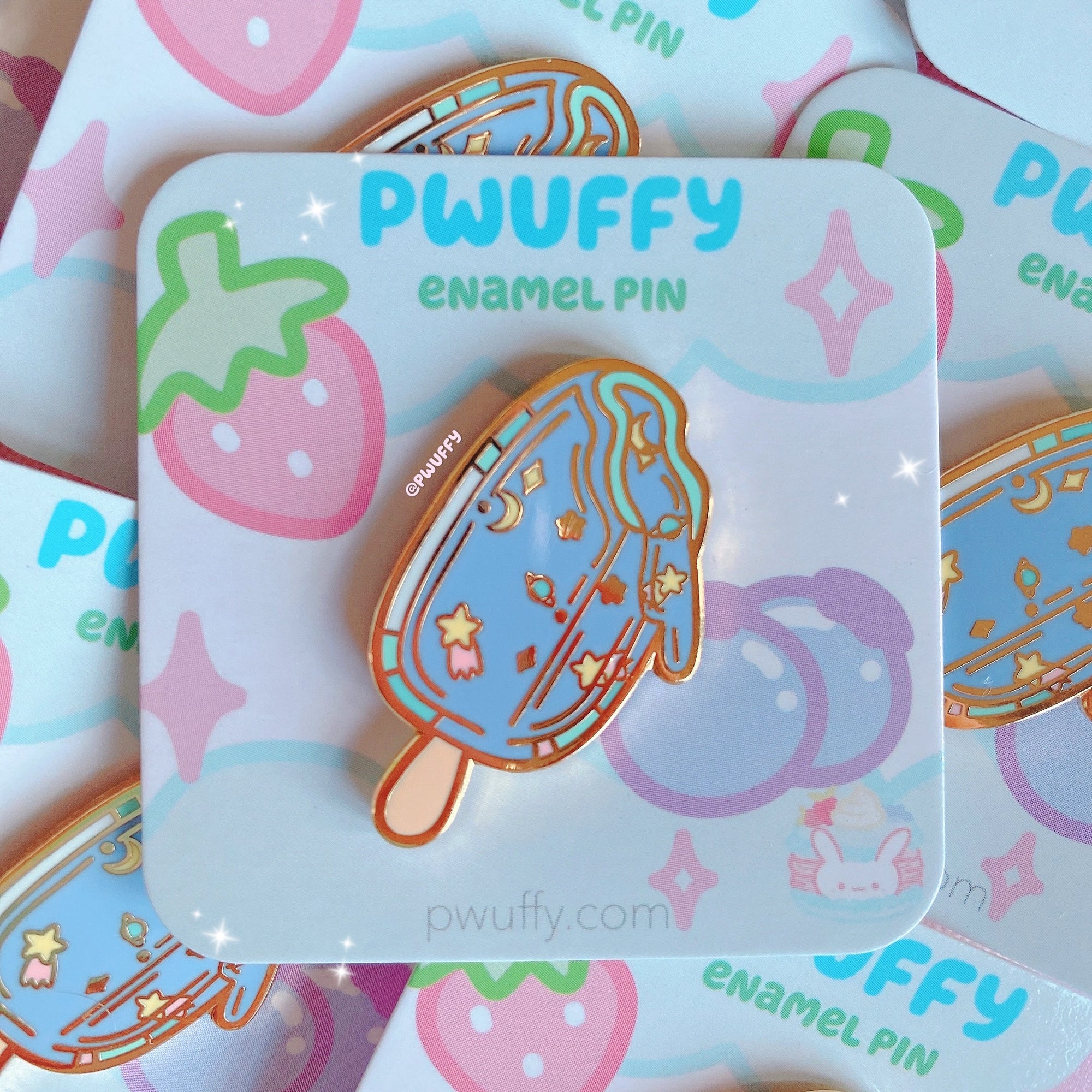 Galaxy Popsicle Enamel Pin