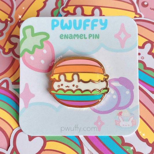 Macaron Bunny Pride Pin
