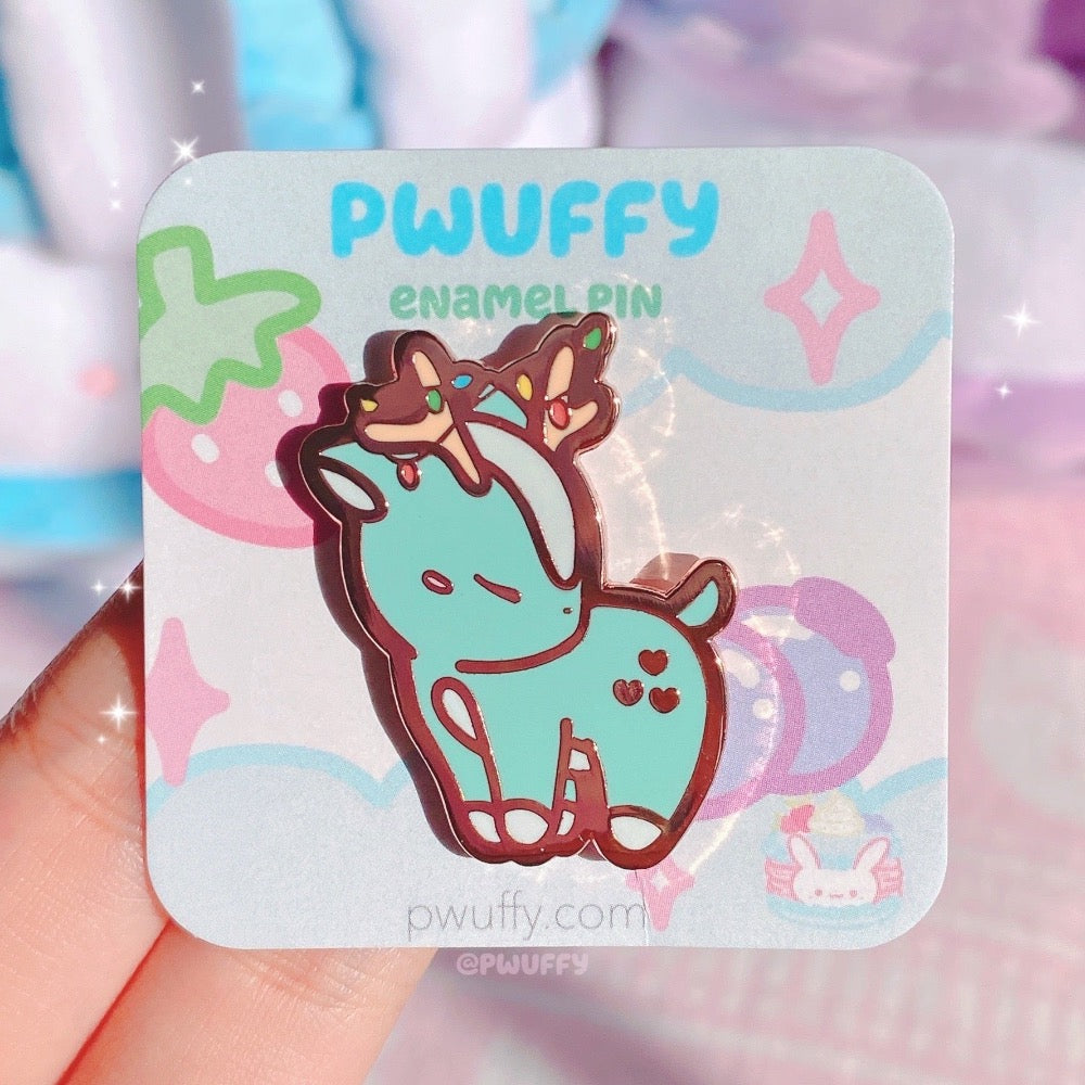 Baby Ice Deer Enamel Pin