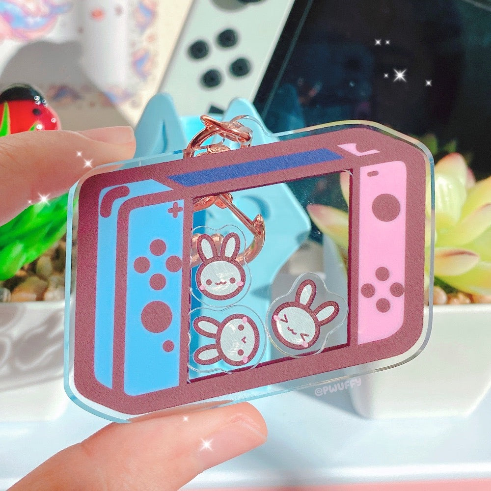 Switch Bun Shaker Keychain