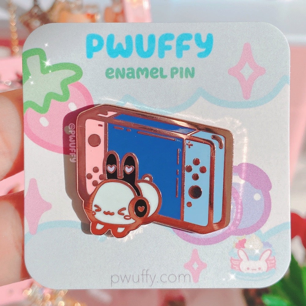 Switch Bun Gamer Enamel Pin