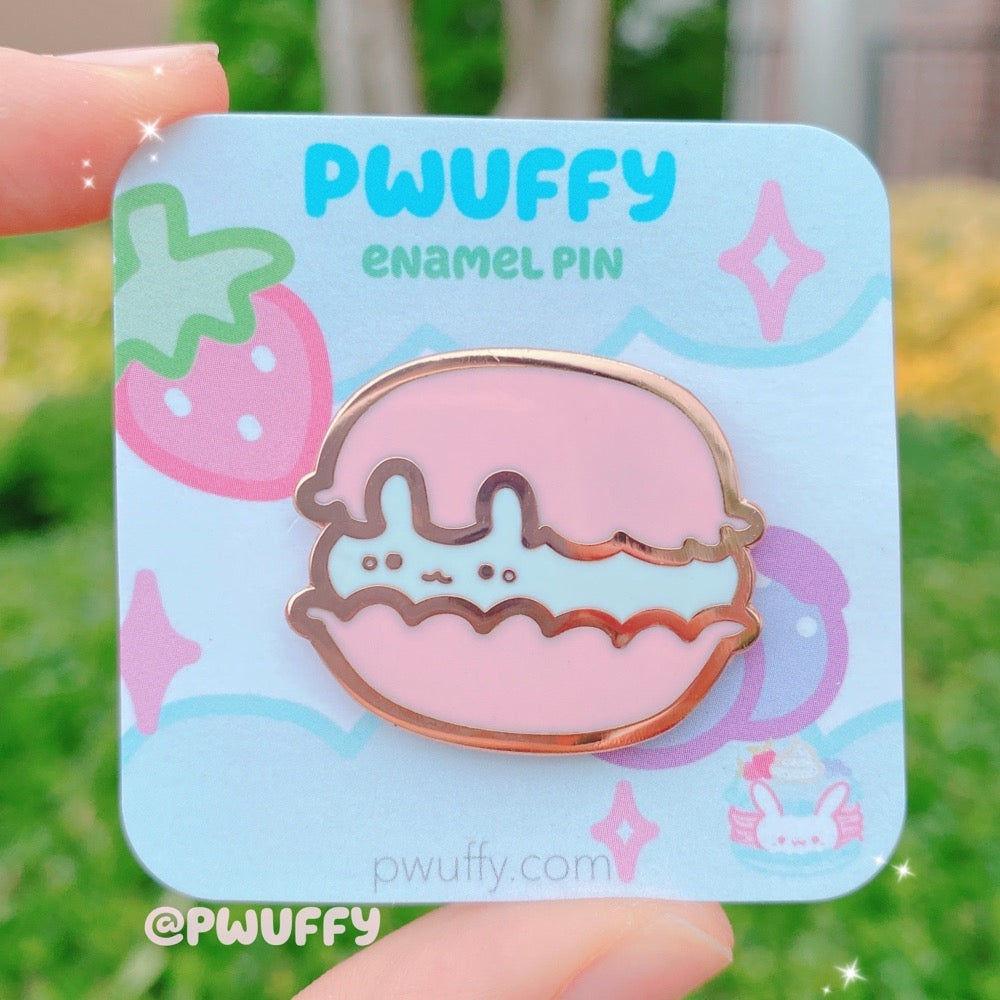 Pink Macabun Enamel Pin