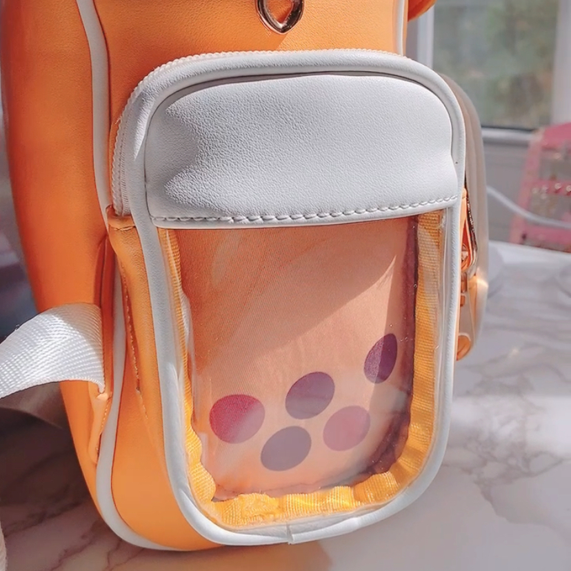 Peach Shiba Boba Ita Backpack