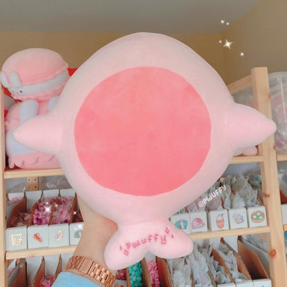 Pink Mochi Whale Plush
